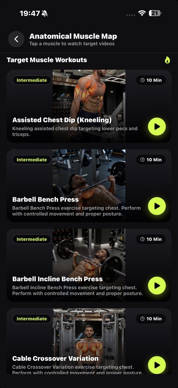 Goal & Fitness Level Setup